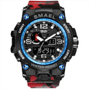 Relógio Smael Shock - Militar Watch relógio 032 AmploTech Vermelho 